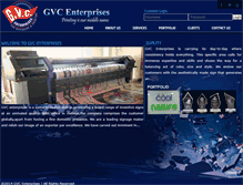 Tablet Screenshot of gvcenterprises.com